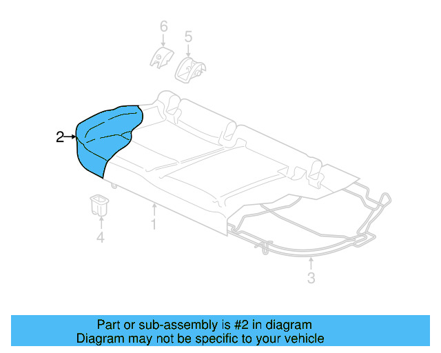 Seat Cushion Pad 5GM-885-375-D - View 3