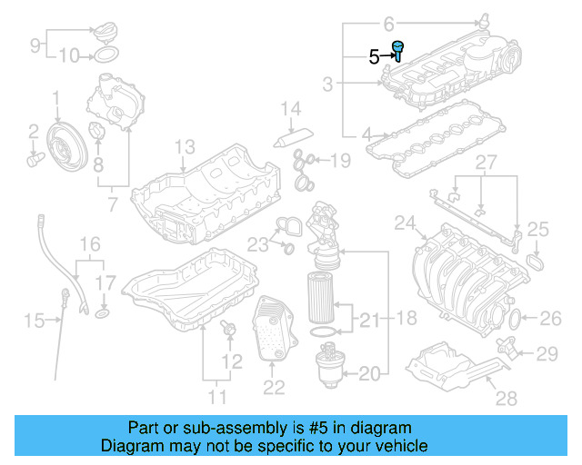 Cylinder Head Screw N-105-540-05 - View 16