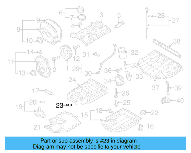 Gasket 06J-103-147 - View 8