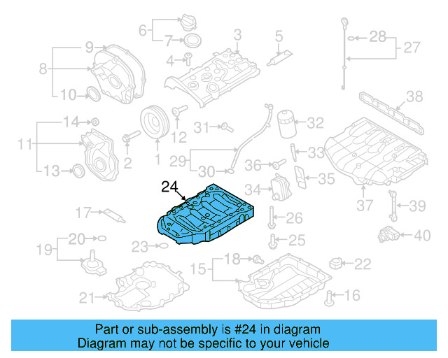 Oil Pan 06J-103-603-BD - View 7