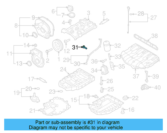 Door Mirror Housing Bolt N-101-961-03 - View 13
