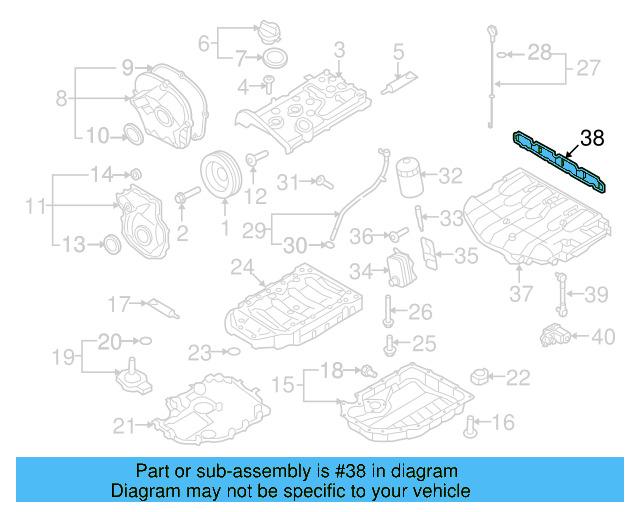 Manifold Gasket 06F-129-717-D - View 11