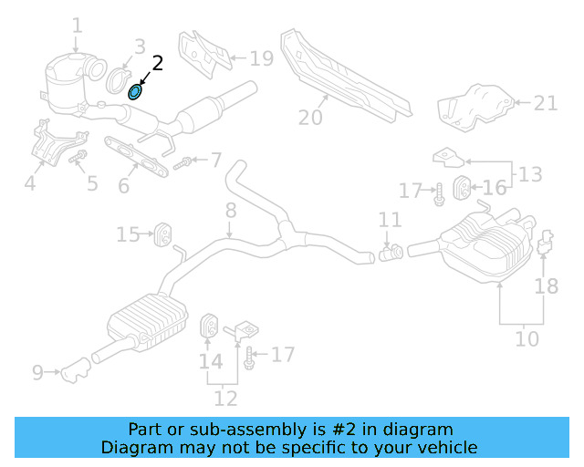 Converter & Pipe Gasket 5Q0-253-115-B - View 48