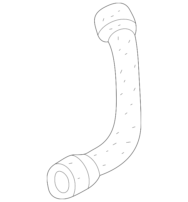 Lower Hose 8D0-121-055-E - View 2