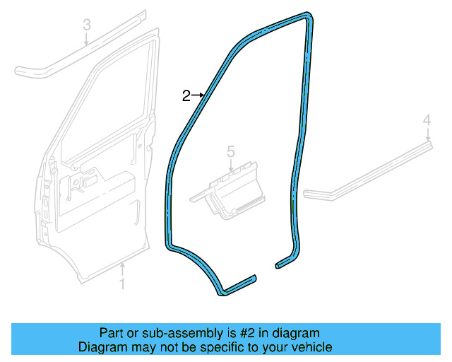 Door Weather 7D0-837-911 - View 3