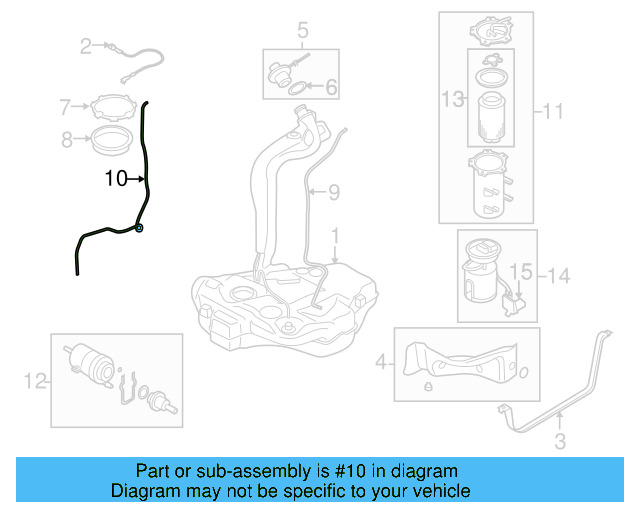 Breather Tube 1K0-201-931-AB - View 15