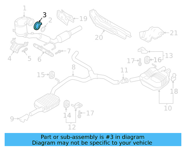 Converter & Pipe Clamp 5Q0-253-725-G - View 39