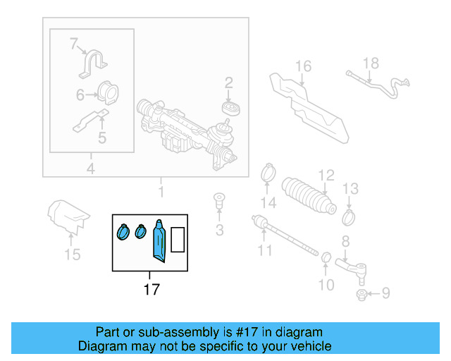 Repair Kit 1K0-498-970-A - View 10