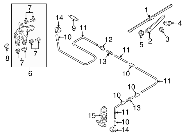 Wiper Arm Cap 5K6-955-435