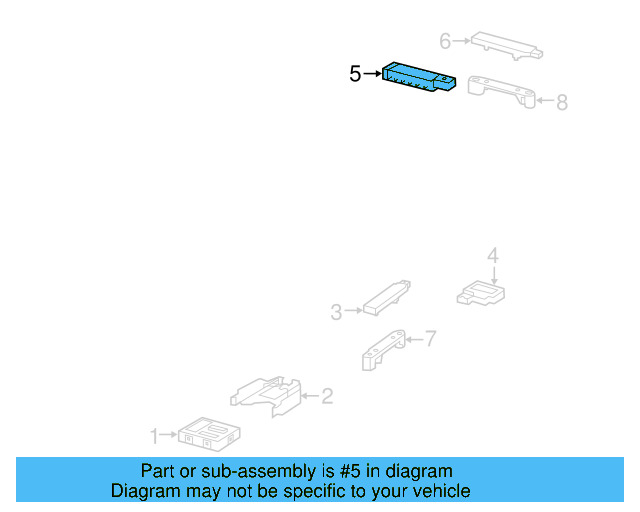Keyless Entry Antenna 5K0-962-131 - View 17