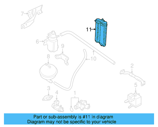 Vapor Canister 1J0-201-801-J - View 26