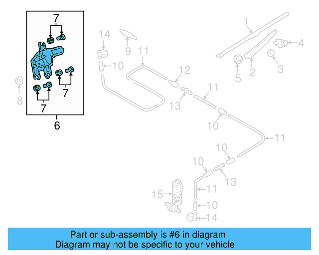 Wiper Motor Assembly 5GM955711B - View 7