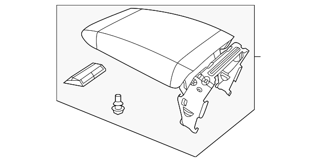 Armrest 561-864-207-AA-AEJ - View 4
