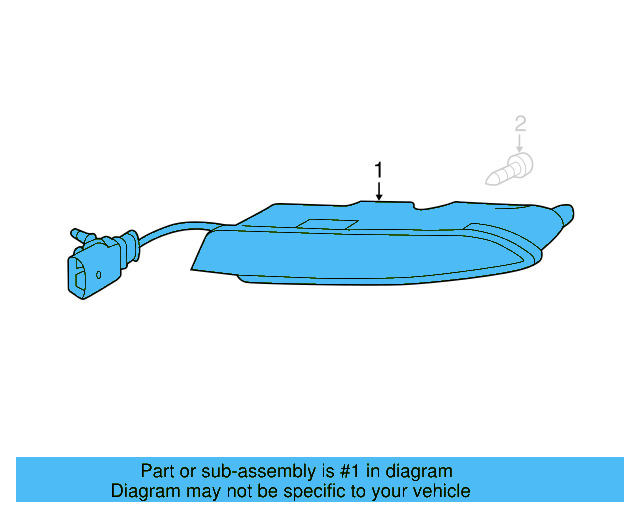 Daytime Run Lamp 5K0-941-055-B - View 3