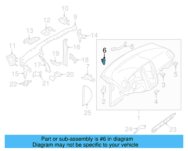 Side Cover Clip 1K0-867-388-A - View 8