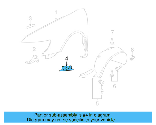 Spacer Plate 3D0-821-187-D - View 2