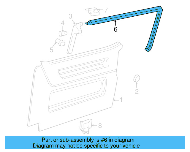 Door Trim Panel 705-867-028-F-GGT