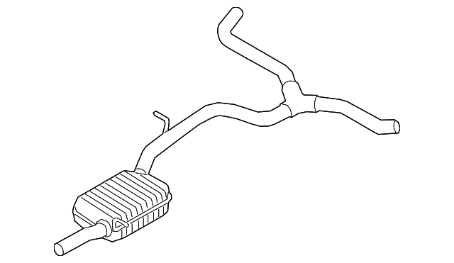 Center Muffler 3Q0-253-409-P