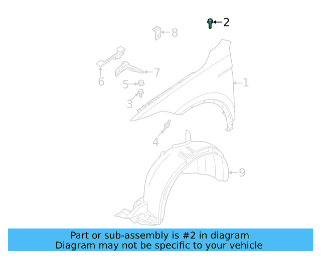Fender Bolt N-100-091-10 - View 93