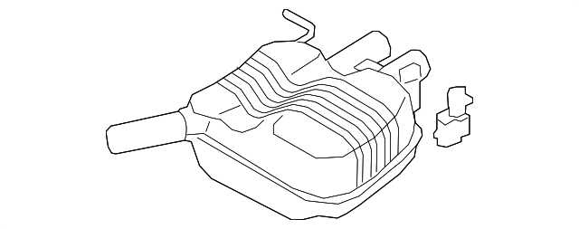 Rear Muffler 3G0-253-609-Q