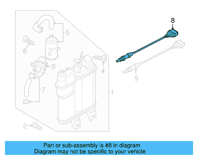 Oxygen Sensor 1K0-998-262-N - View 12
