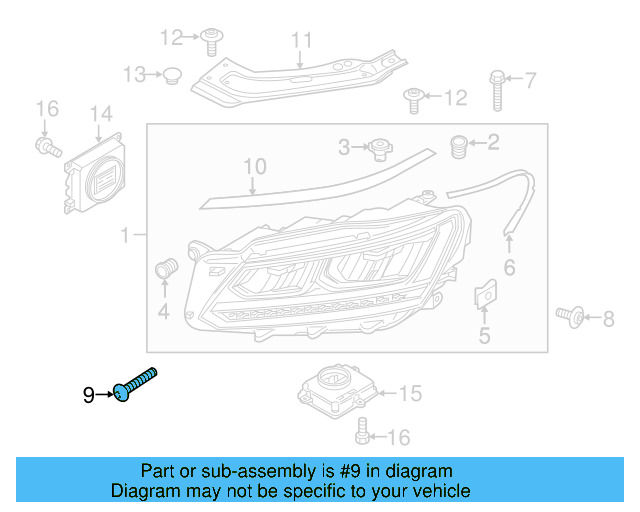 Engine Intake Manifold Bolt N-910-972-01 - View 8