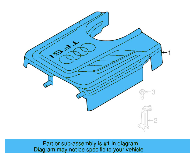 Engine Cover 04E-103-925-F - View 4