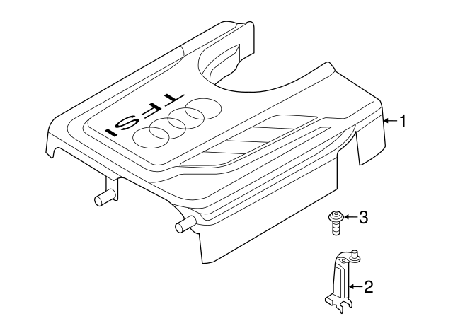 Engine Cover Screw N-104-514-08 - View 3