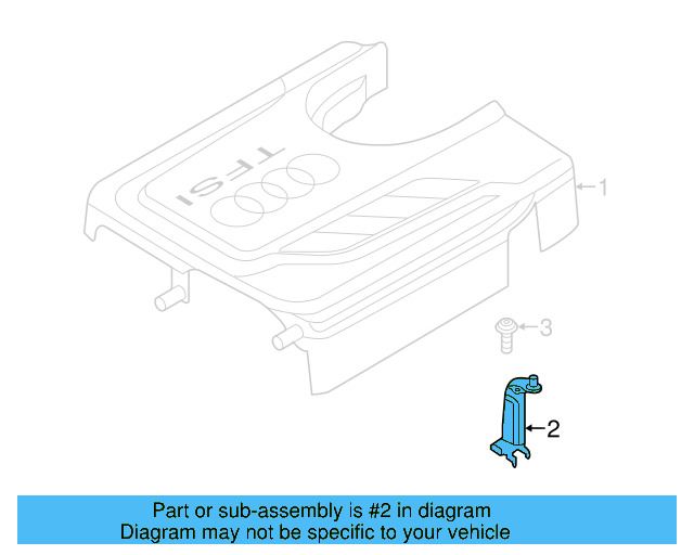 Engine Cover Bracket 04E-103-932-C