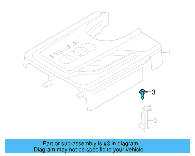 Engine Cover Screw N-104-514-08