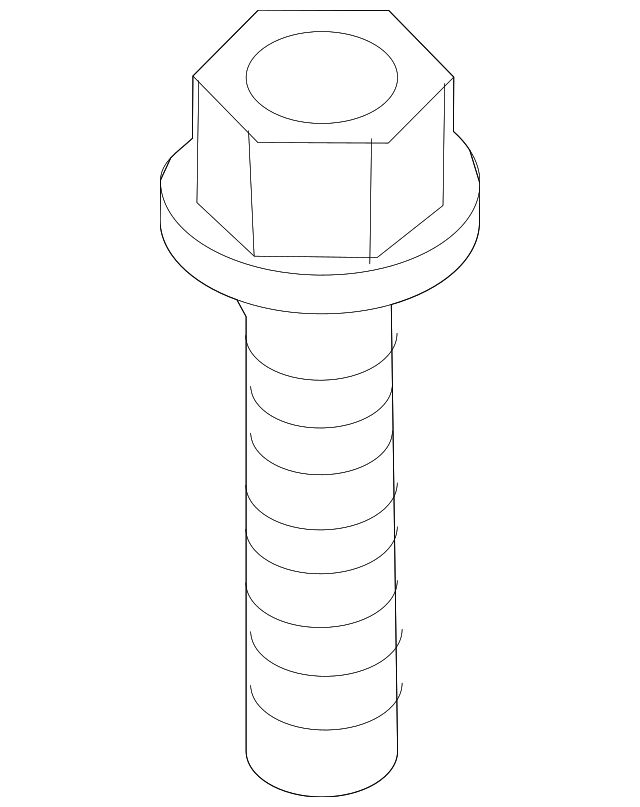 Oil Cooler Mount Bolt N-909-861-02 - View 6