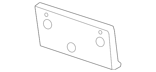 License Bracket 1C0-807-287-L-B41 - View 3