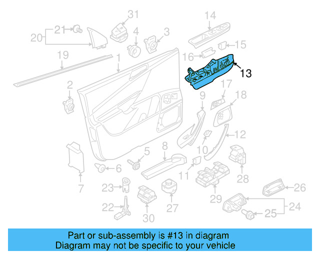 Switch Housing 3C1-867-179-B-7R3