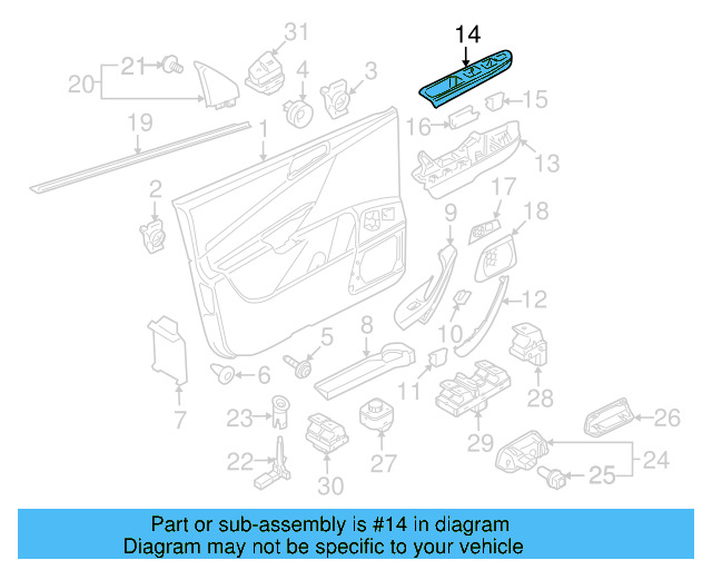 Switch Cover 3C1-867-171-B-1QB