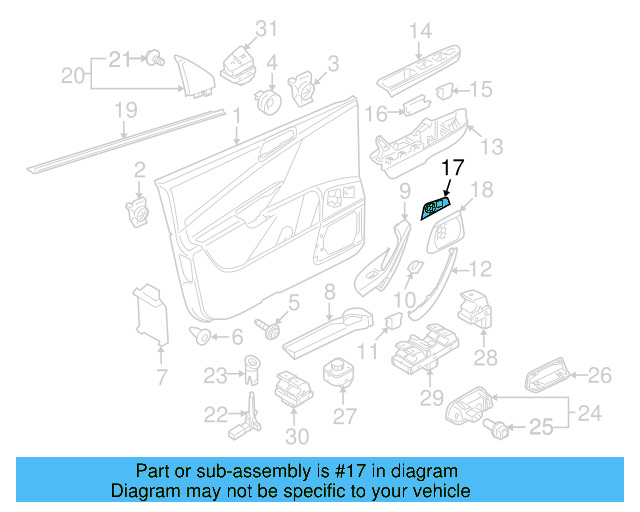 Lower Grille 3C0-867-149-B-9B9 - View 10