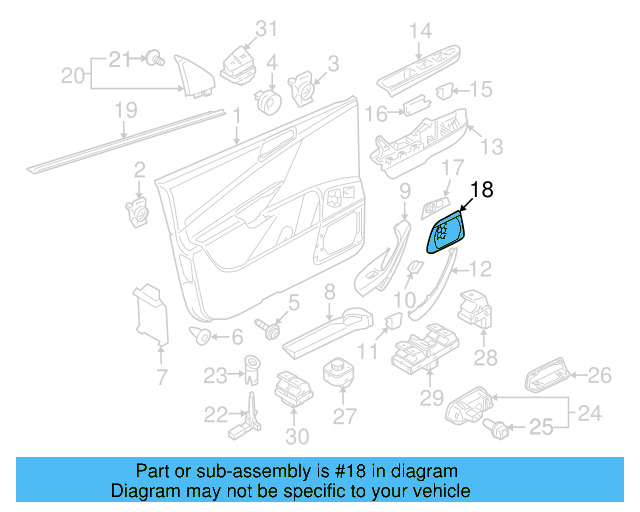 Lower Grille 3C0-867-149-B-9B9 - View 12
