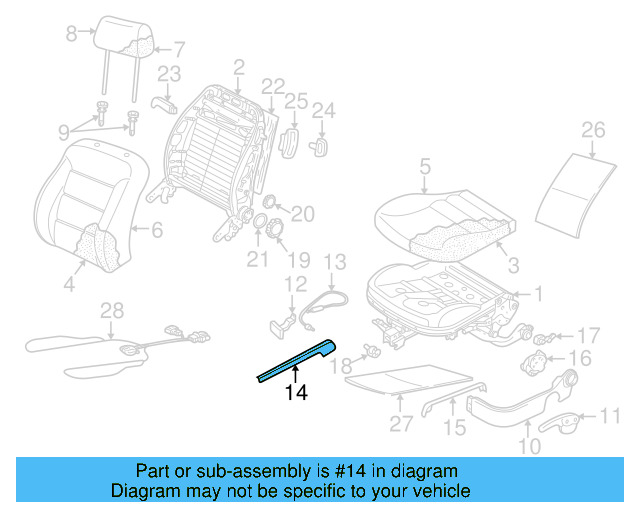 Channel Cover 1J0-881-088-D-U71 - View 24
