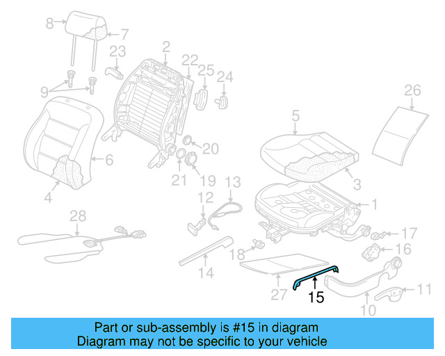 Channel Cover 1J0-881-347-D-71N - View 23