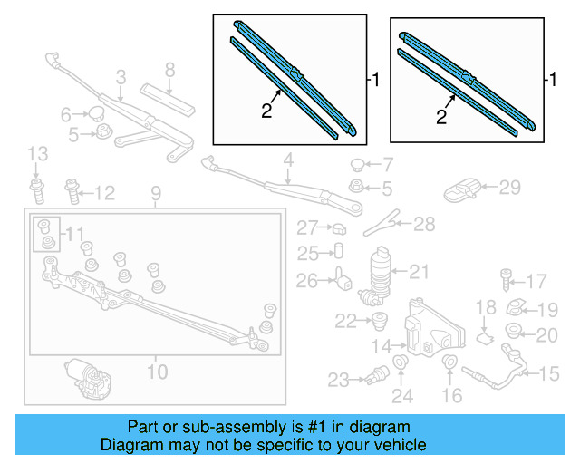 Wiper Blade 7P0-998-002 - View 9