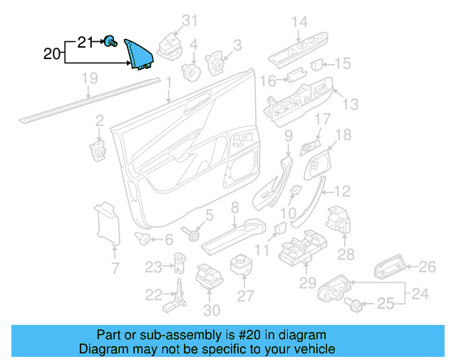 Corner Cover 3C0-837-973-A-9B9