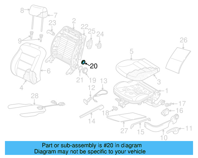 Adjust Knob 1K0-881-671-F-3U6 - View 41