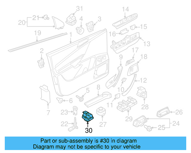 Release Switch 3C0-959-903-B-REH - View 13
