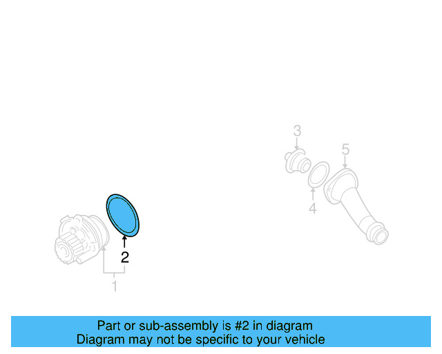 Water Pump Assembly Seal 06A-121-119 - View 33