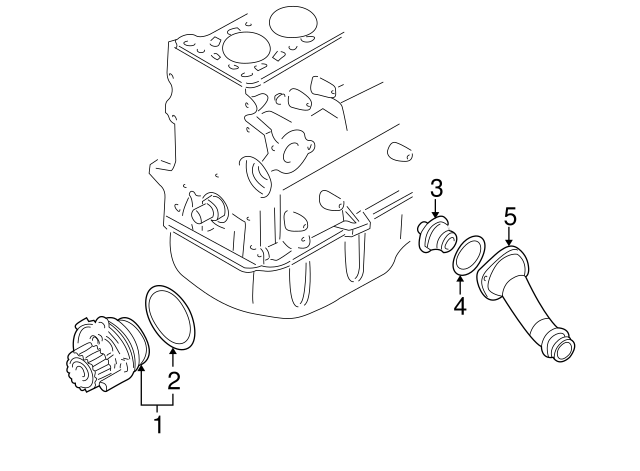 Water Pump Assembly Seal 06A-121-119 - View 32