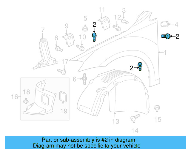 Fender Bolt N-100-091-10 - View 31