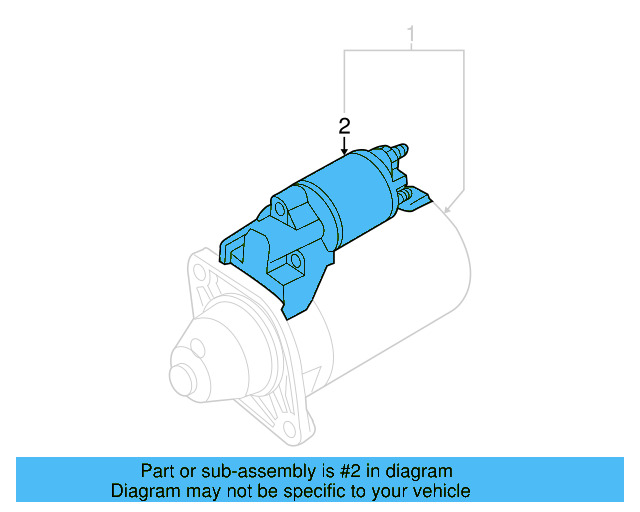 Starter Solenoid 07C-911-287 - View 2