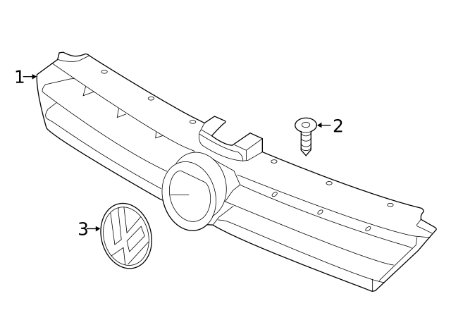 Emblem 3G0-853-601-A-JZA - View 48