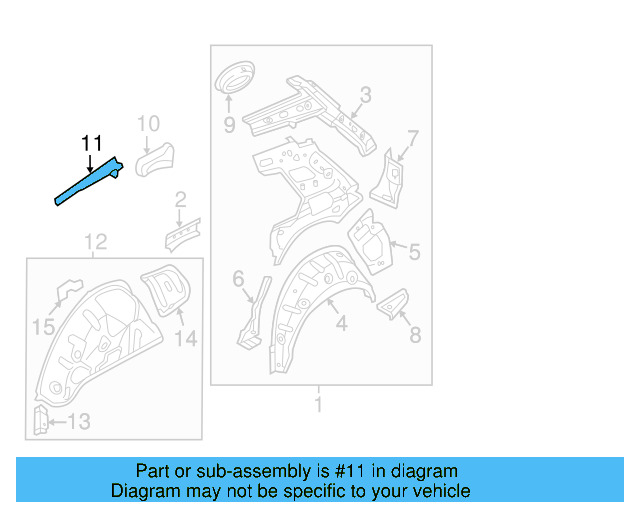 Upper Reinforced 5G3-809-096 - View 2