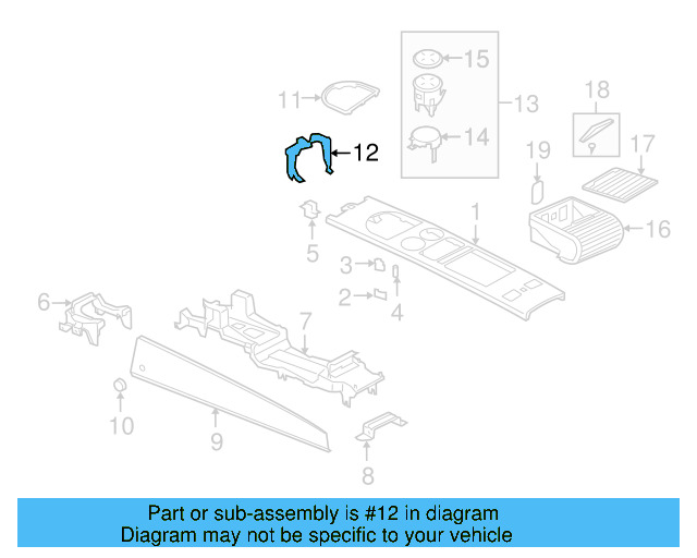 Retainer 3D0-857-715-B - View 2