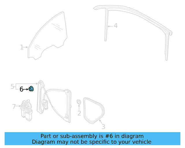 Window Regulator Nut N-904-560-02 - View 38